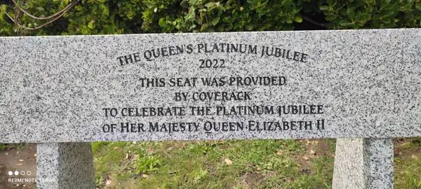 The Queen's Platinum Jubilee 2022 This Seat Was P