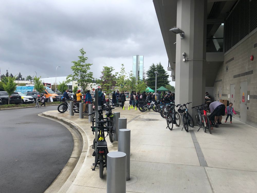 Wilburton Station is destined to be a major bike/transit hub of the Eastside