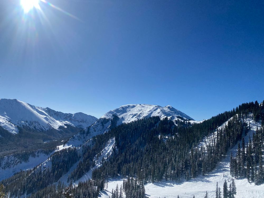 Snow covered mountain