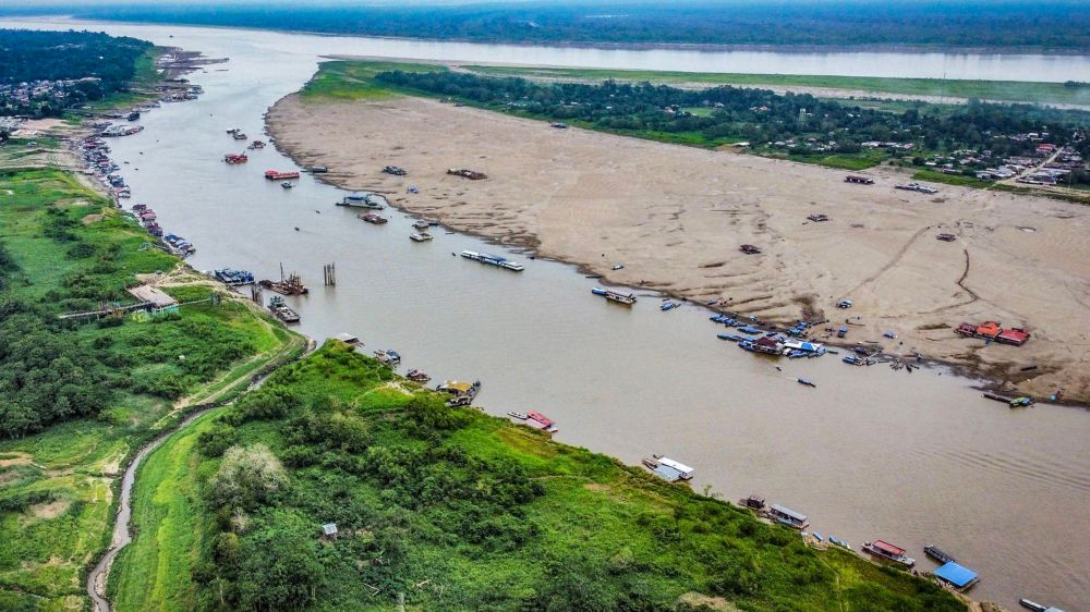 Colombie : le lit du fleuve Amazone réduit de 90% à cause de la sécheresse