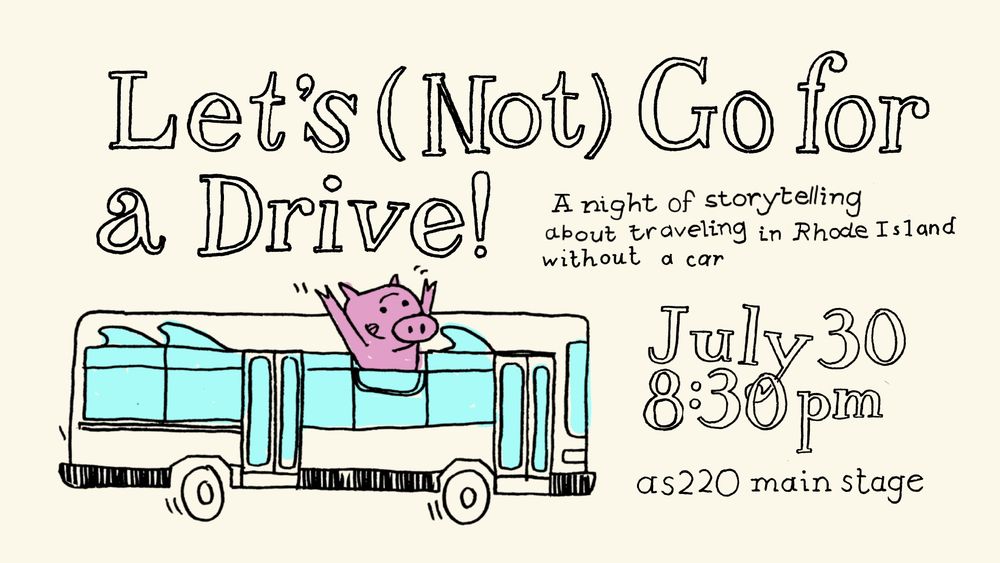 A poster for Let’s (Not) Go for a Drive!