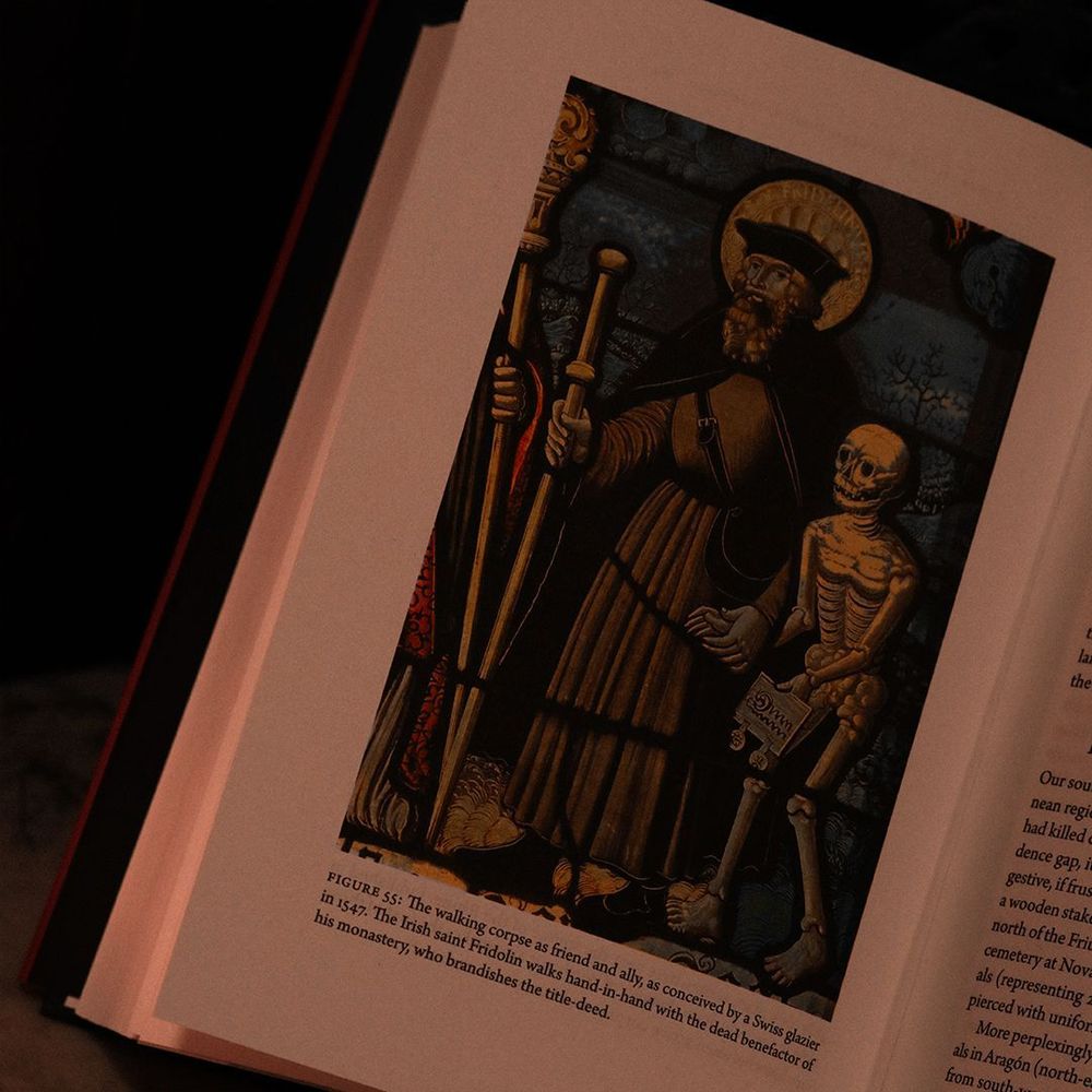 A page inside Killing the Dead: Vampire Epidemics from Mesopotamia to the New World by John Blair