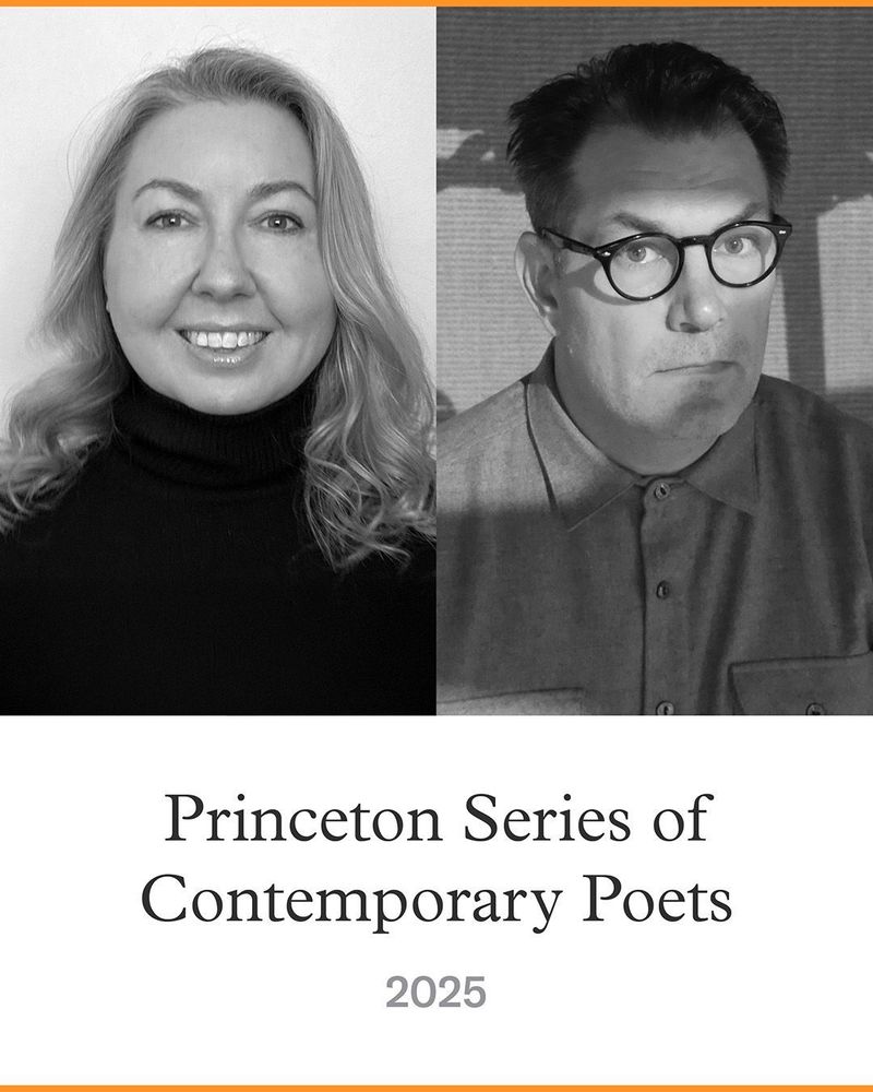 Princeton Series of Contemporary Poets; on the left is a photo of Paula Bohince and on the right is a photo of Aaron Fagan
