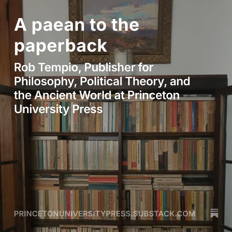 A photograph of a bookcase 

When you next have an unoccupied moment and feel that now familiar, practically second nature, urge to reach for your phone, perhaps pick up a paperback instead. 