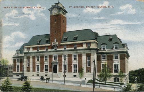 Postcard of Staten Island Borough Hall