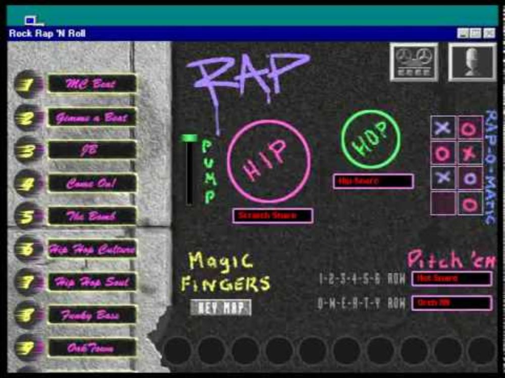 Rock Rap 'N Roll - voice samples