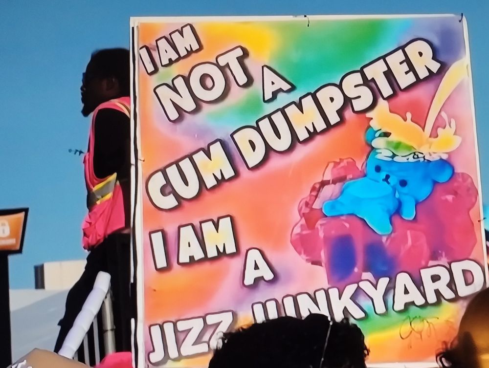 Taken from a you tube video of a festival in Vegas. 
Proof that some people really are living their best life! 