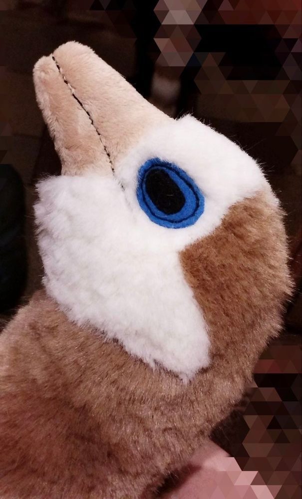 I haven't been able to find the glass eyes
I'll make them myself next time