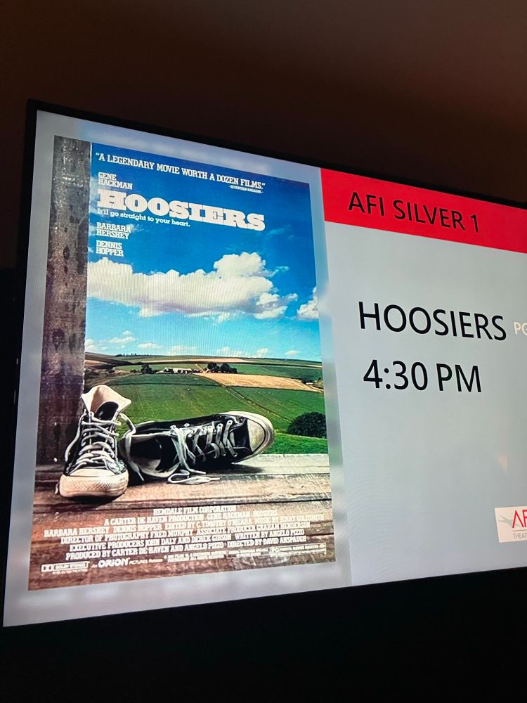 AFI SILVER 1 HOOSIERS 4:30 PM
