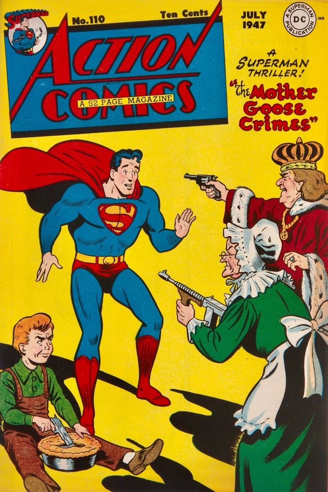 Action Comics #110, Jul 1947, cover by Wayne Boring & Stan Kaye.