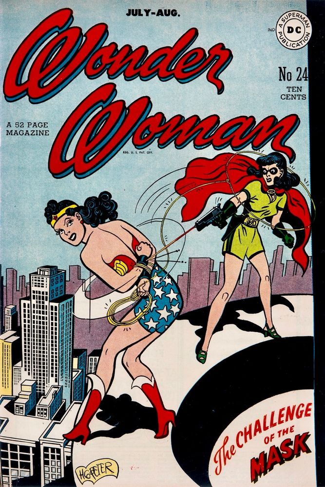 Wonder Woman #24, Jul-Aug 1947, cover by Harry G. Peter.