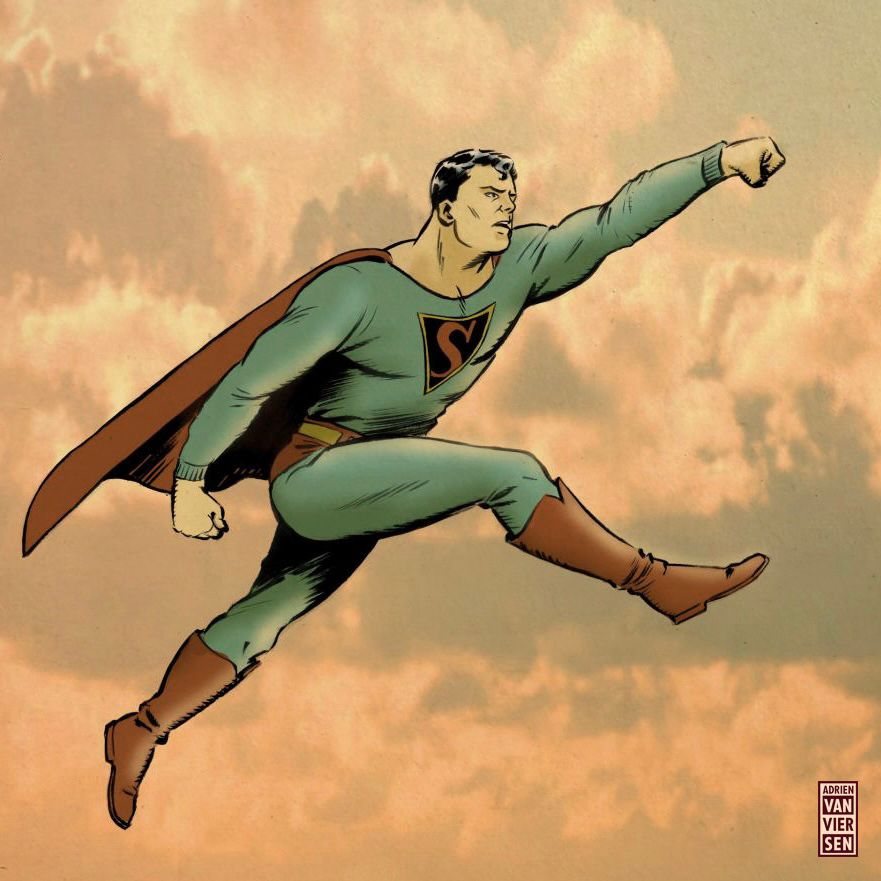 Superman by Adrien van Viersen.