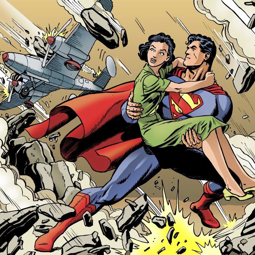 Superman and Lois Lane by Jon Bogdanove.