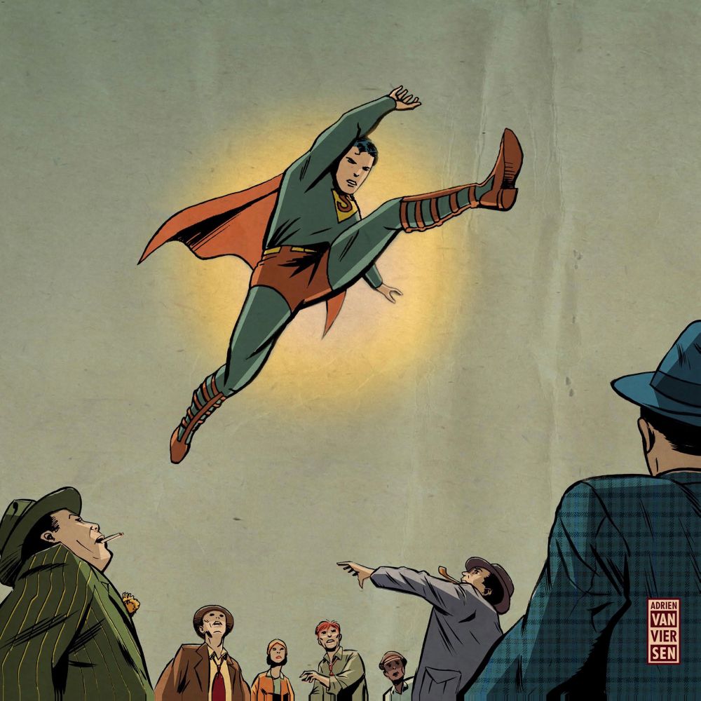 Superman by Adrien van Viersen.