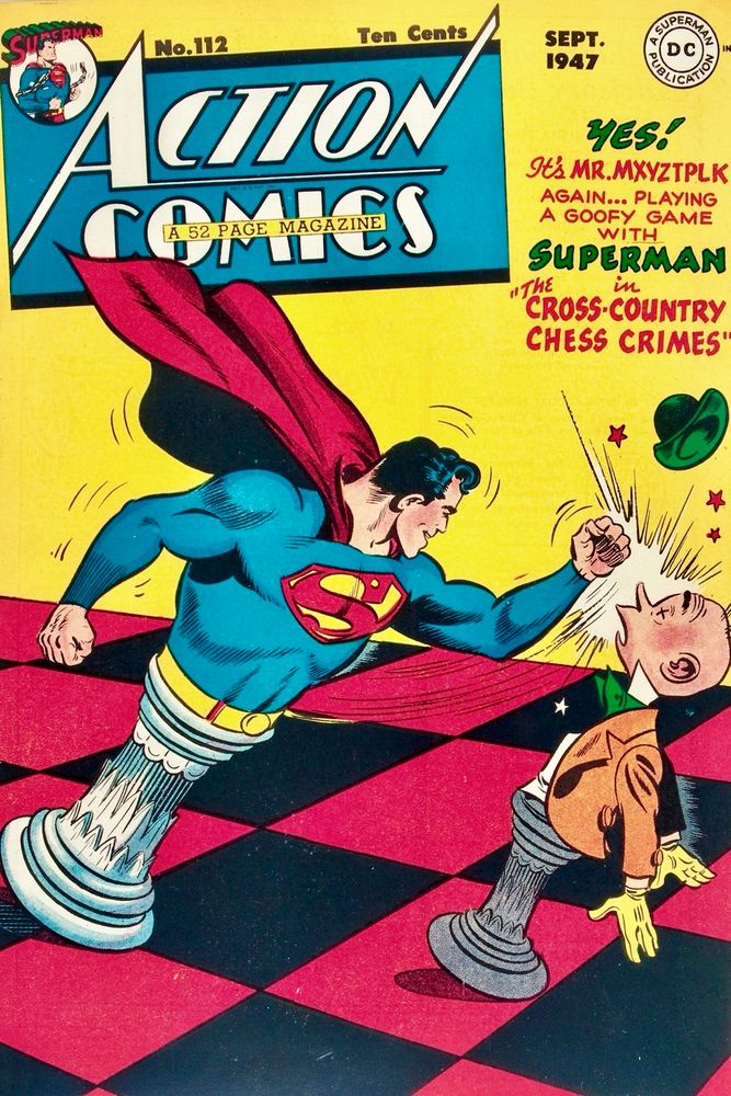 Action Comics #112, September 1947, cover by Wayne Boring & Stan Kaye.