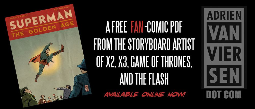 Superman: The Golden Age fan comic by Adrien van Viersen.