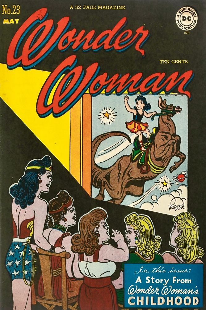 Wonder Woman #23, May-Jun 1947, cover by Harry G. Peter.