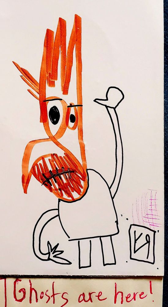 Felt pen and liner pen on paper...