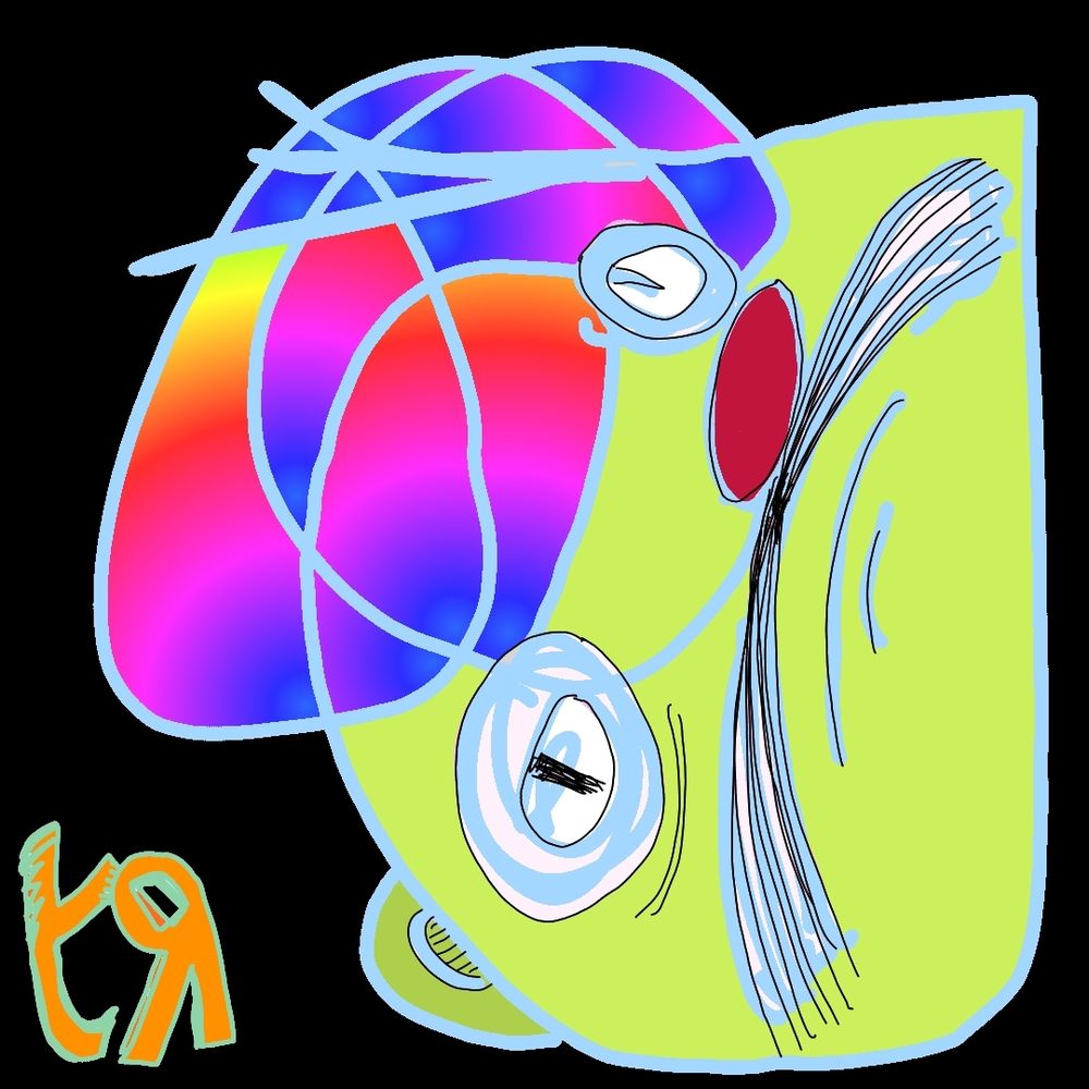 Digital drawing created with a no-longer-supported, free app on my phone!