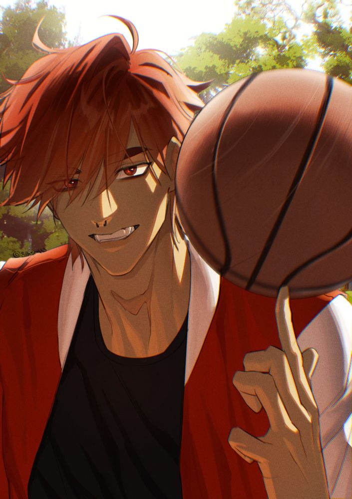 portrait of a red haired boy