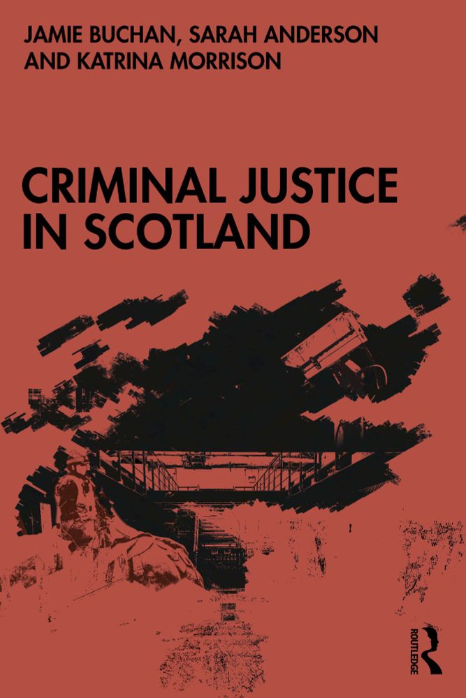 Cover page of the textbook Criminal Justice in Scotland.