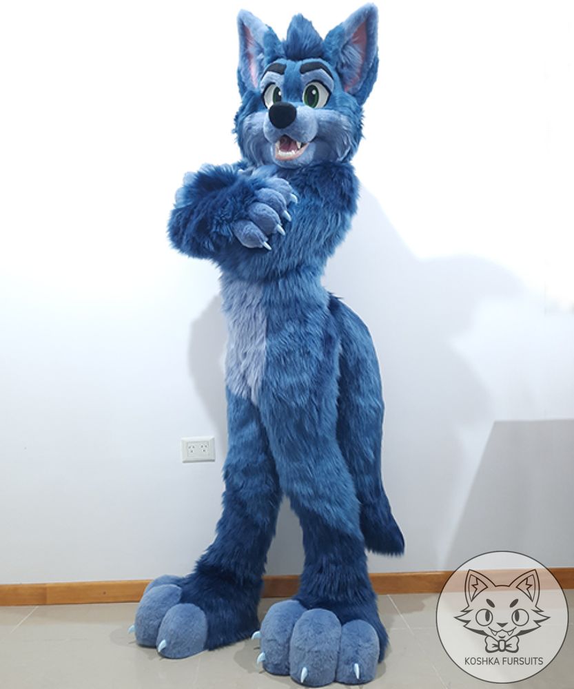Plantigrade fursuit. Made by Koshka Fursuits!