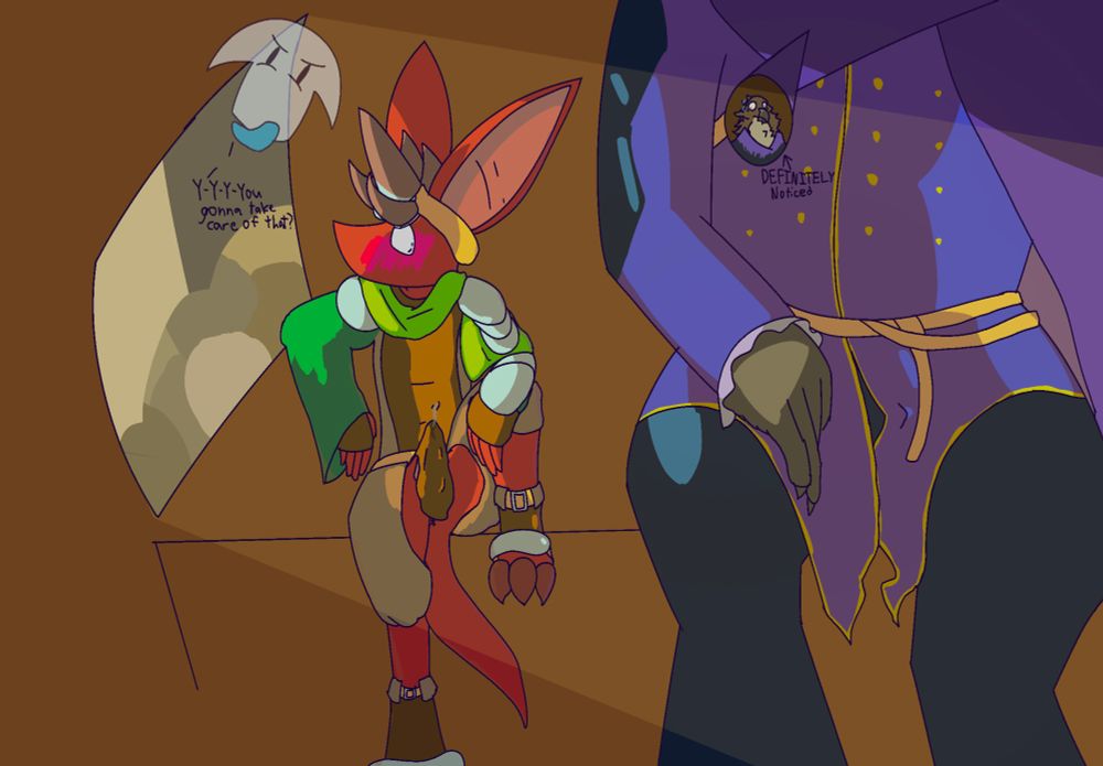 Aos chimes in

“Y-Y-Y-You gonna take care of that?”

Task is caught completely off guard, to the point he shoots a little pre in surprise.

Remy sees this happen with surprise himself as the situation escalates.