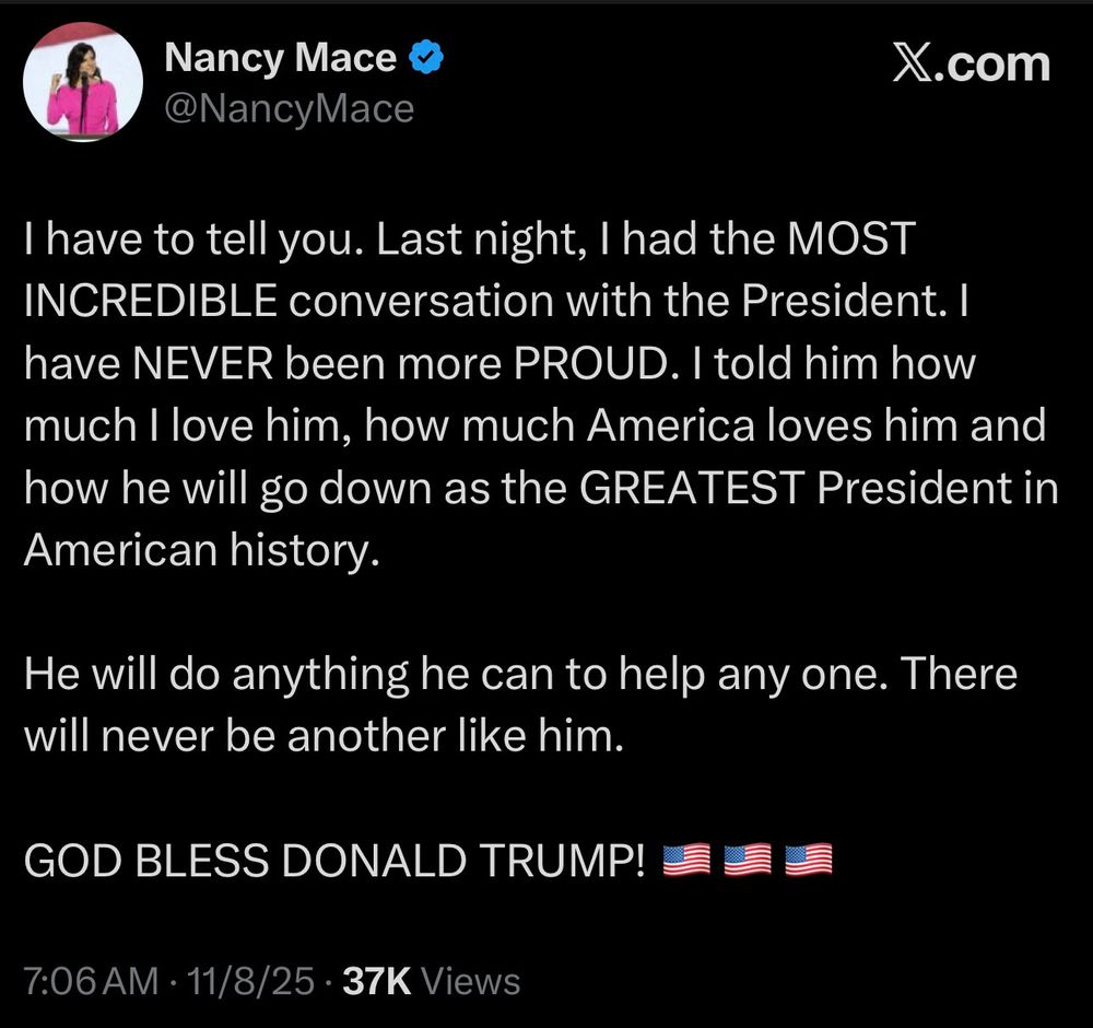 Nancy Grace is running for Governor of SC and need Trump's endorsement. Here she is slobbering all over him, truing to get his attention. 