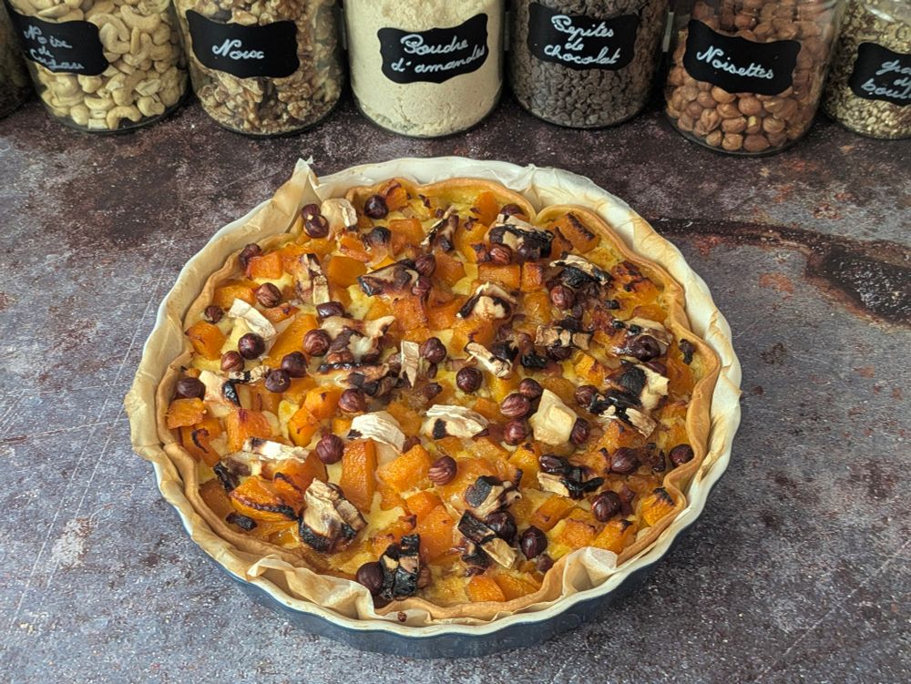 Photo de la tarte décrite dans le skeet 