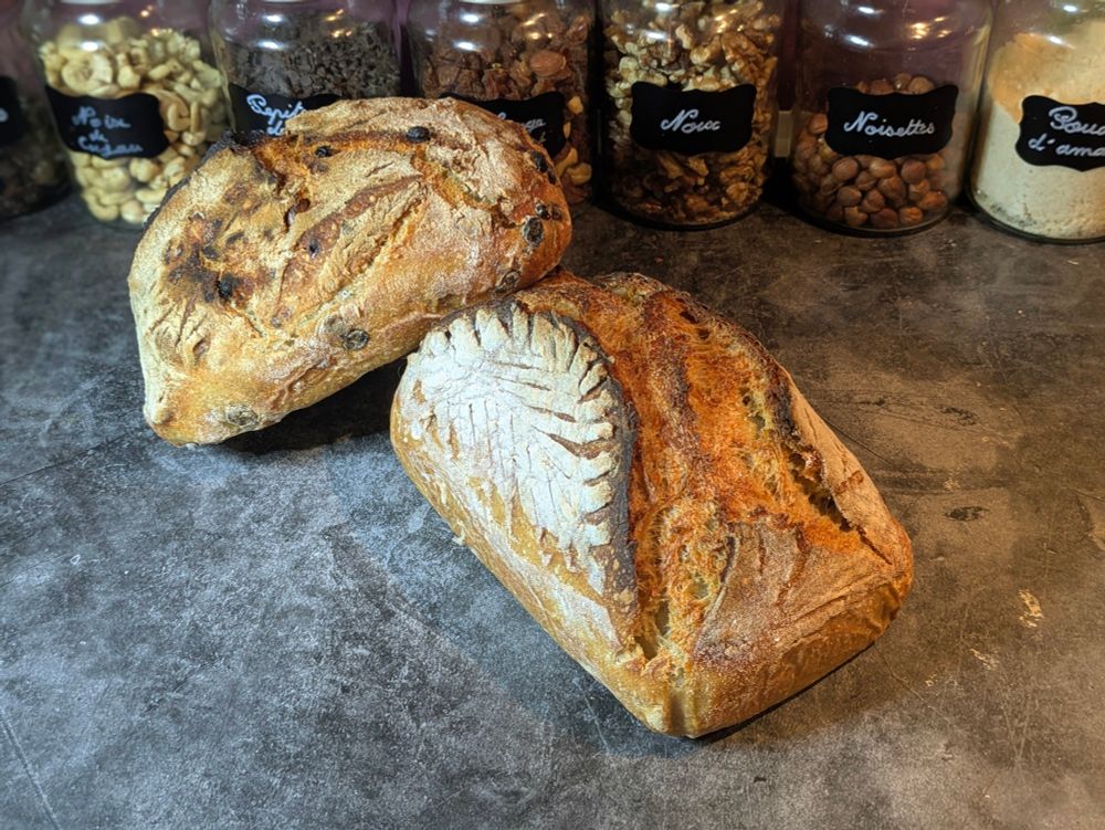 Deux pains au levain