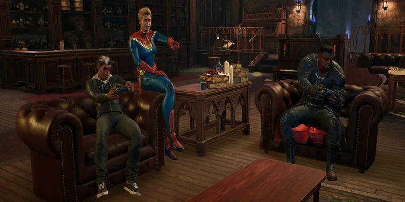 Avengers and Midnight Suns hanging out.