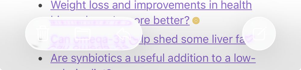 A screenshot of the bottom button and button bar in iOS 26 beta 4, with button icons essentially invisible.