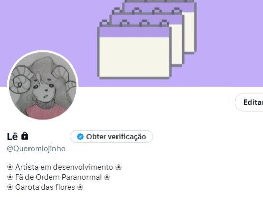 apenas minha conta na outra rede