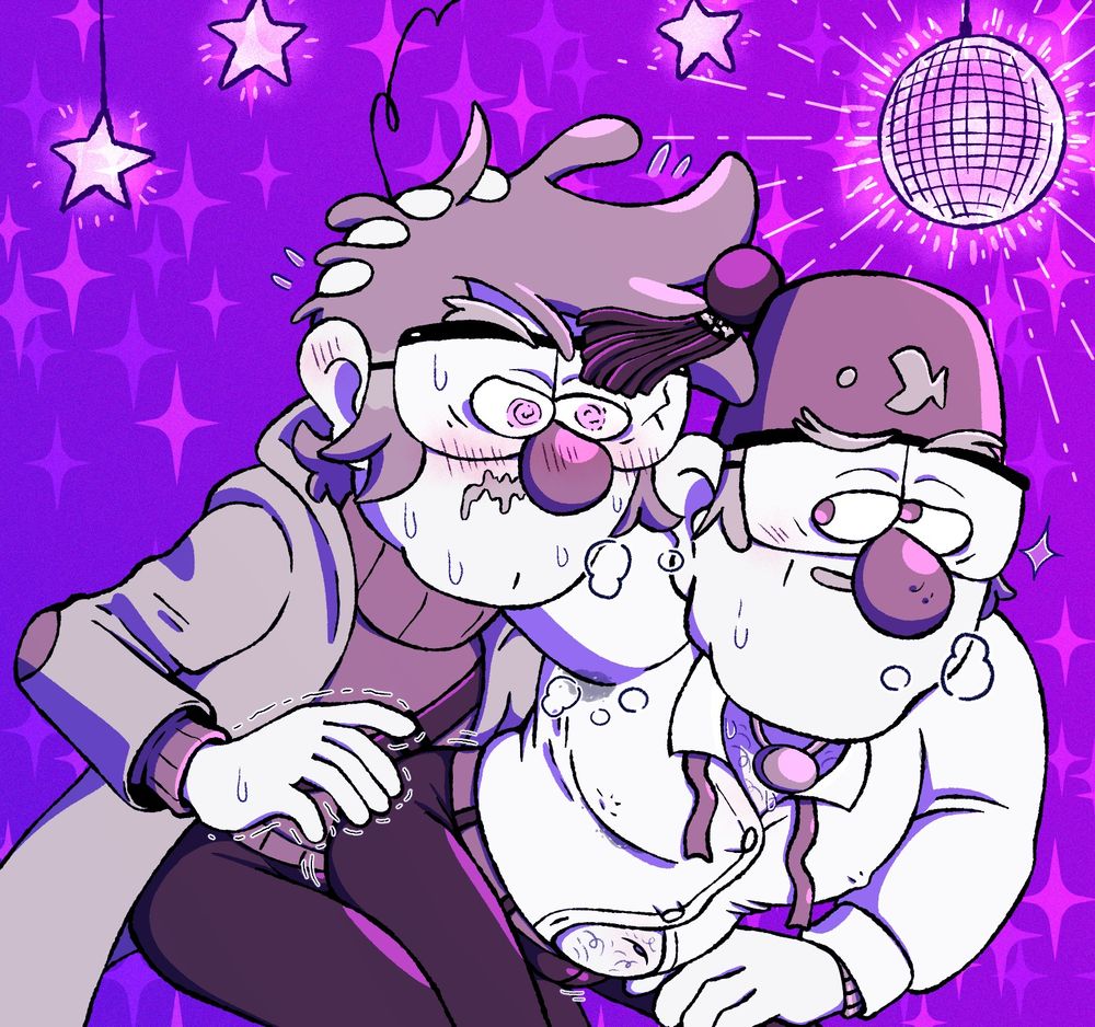 A bit of a close up to Stan’s sweaty armpit. Maybe the scent is driving Ford a little crazy, grinding aside.