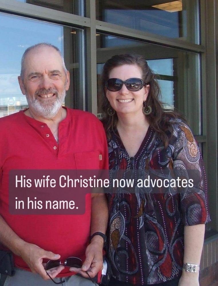 Photo of a Michael and his wife 