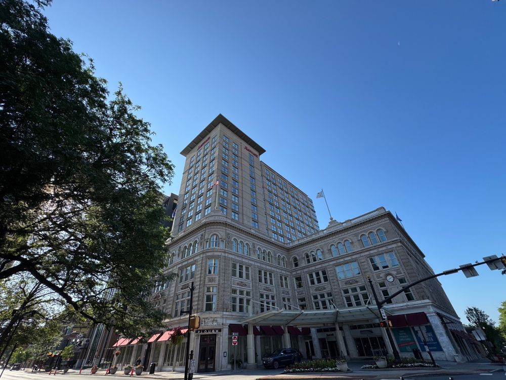 Marriott building in downtown Lancaster, PA