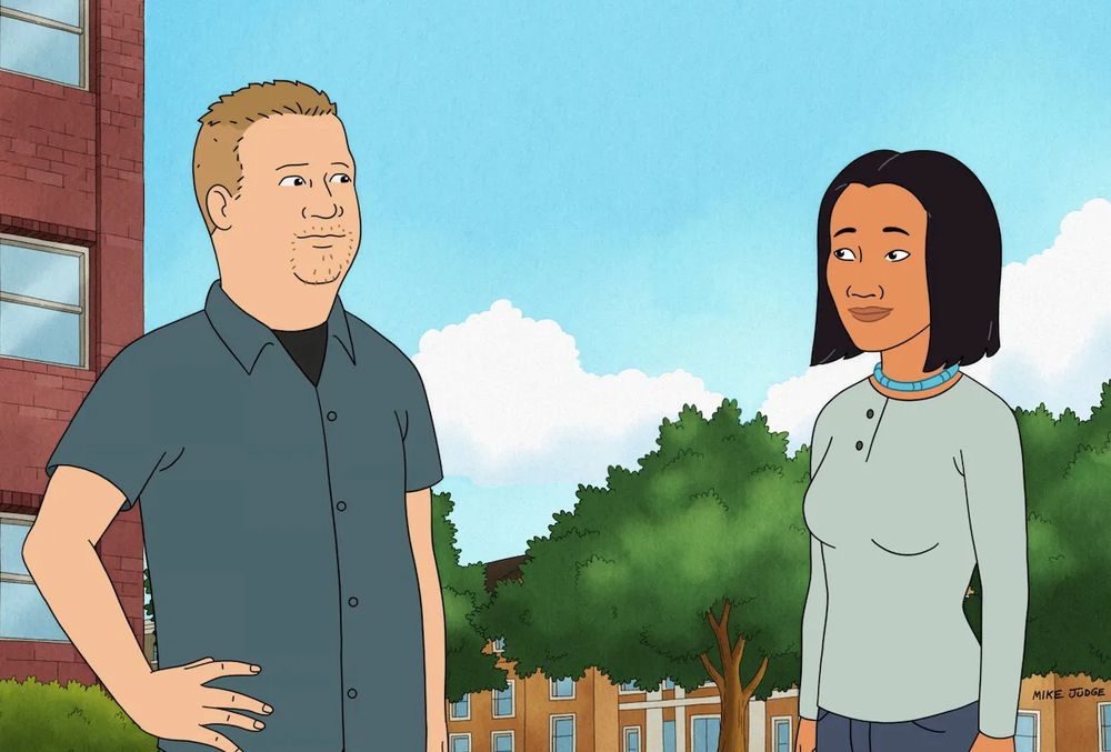 grown up bobby and grown up connie. bobby looks like me without glasses fresh out the barber 