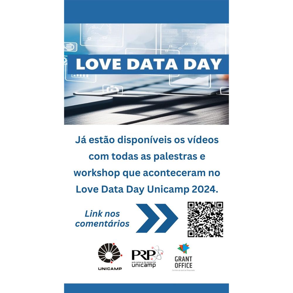 Os melhores momentos do Love Data Day Unicamp 2024 agora estão disponíveis na Biblioteca Digital em https://4et.us/sl1hpk!  Não perca as palestras e aprenda tudo sobre gestão de dados.
#LoveDataDay
#Unicamp
#CiênciaDeDados