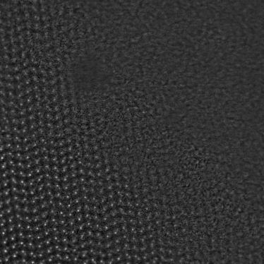 Electron ptychography 3D reconstruction of SiC after 100 iterations, taking 1 hour.  This is an animated depth section showing the depth slicing through a thin SiC film and its interface with an amorphous layer.  A small hole drilled with a parked electron beam is visible in the top half of the image