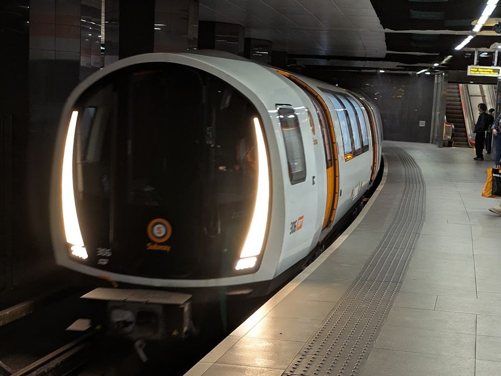 A Glasgow Subway train