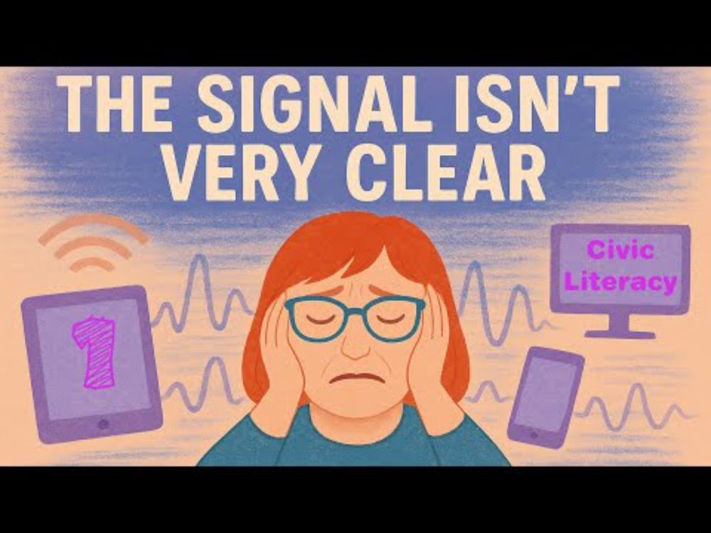 The Signal Isn't Very Clear: Civic Literacy Ep. 1.