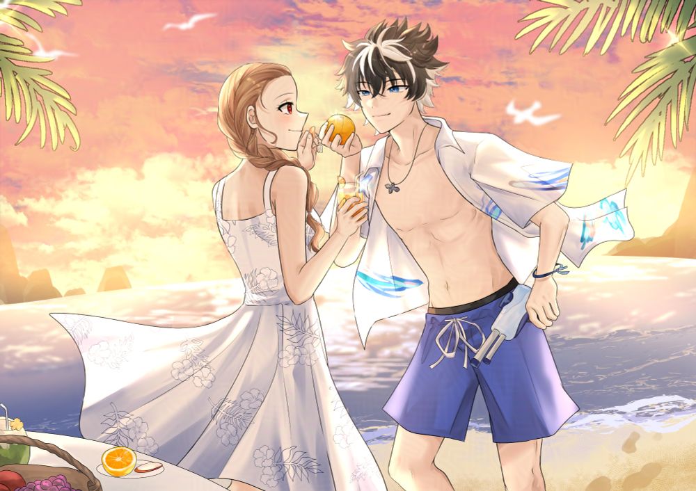 For Fruity Bliss Event 2025
Charles & Aelia by Irihaa_ (twt)

Inspired from Marius & Rosa (ToT) with several modifications 