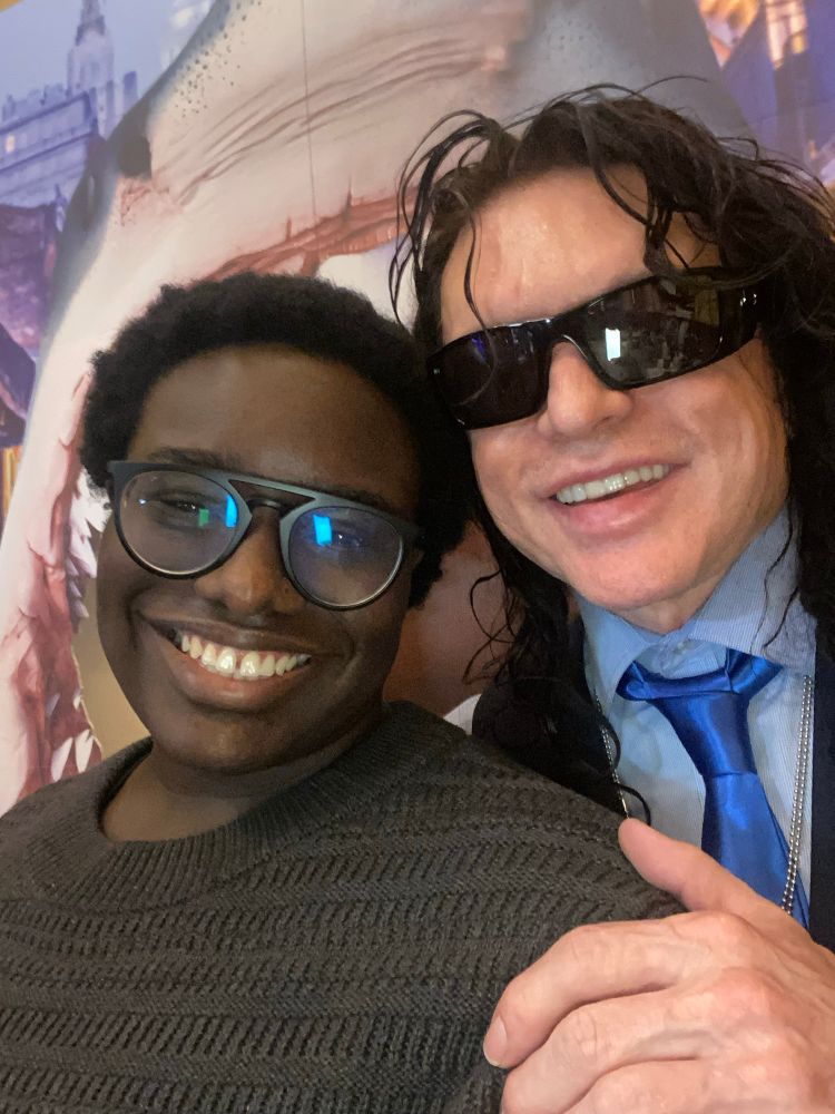 User weirdbazaar with Tommy Wiseau
