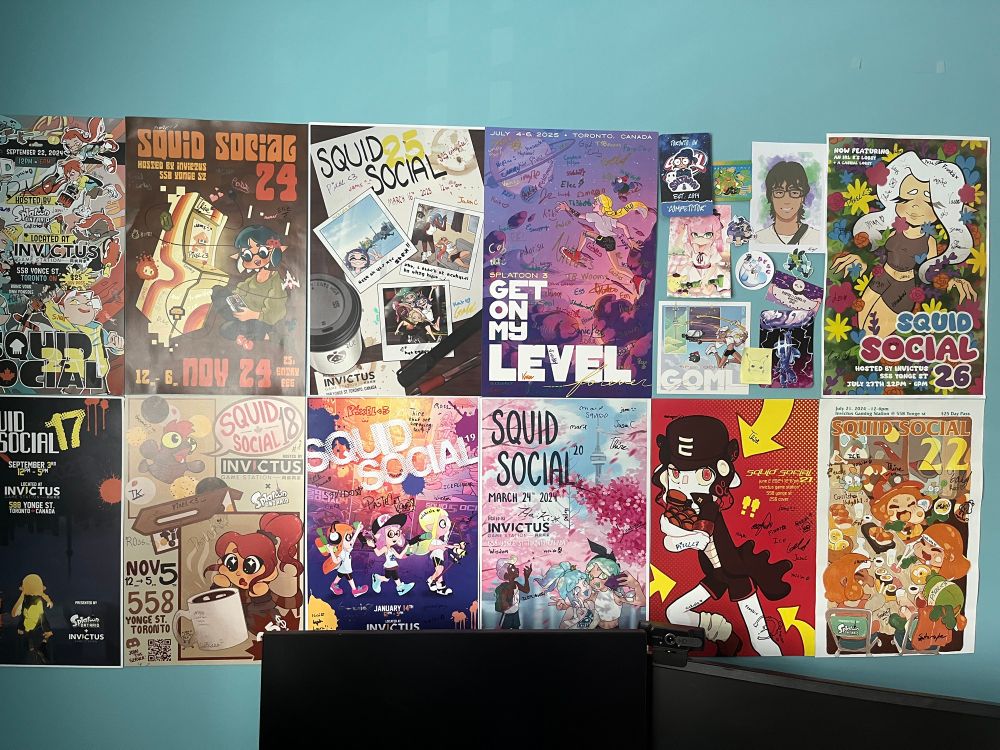 Squid social and GOML posters