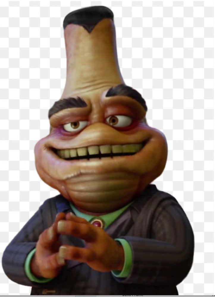 The character Chairman Dreck from Ratchet & Clank, rubbing his hands together in a devious fashion 