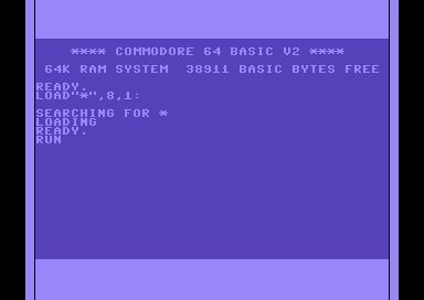 Year 2000 Deus Ex Machina demo showing an elegant transition from the default C64 desktop