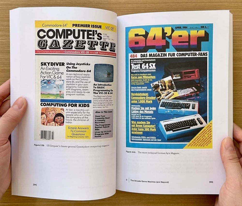 Compute's Gazette and 64'er Commodore 64 magazines.
