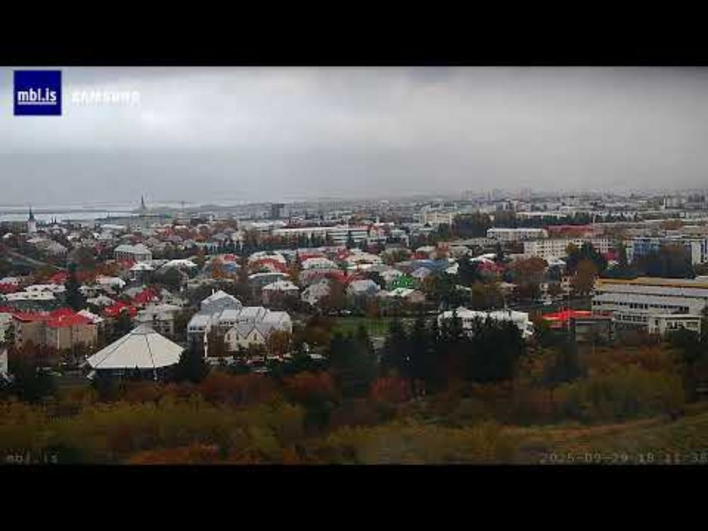 Views from Perlan in Reykjavík, Iceland