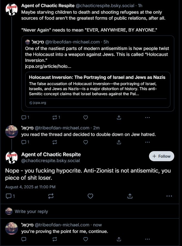 yeah, I'm not going to bother alt texting this one.

Just know they appropiated Never Again for all people..because you know they said fuck them Jews.