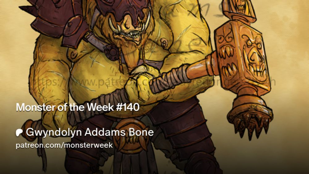 Monster of the Week #140 | Gwyndolyn Addams Bone